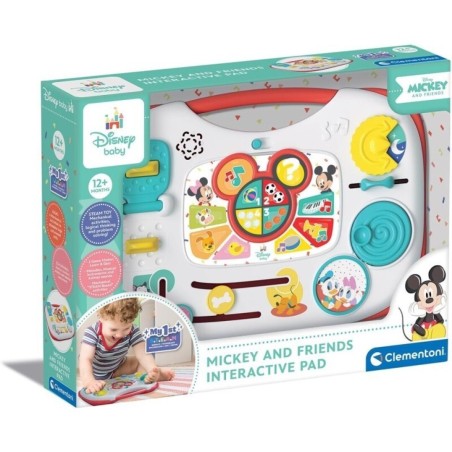 Un pad interactivo con diferentes características electrónicas y mecánicas de Mickey Mouse edad +12meses de Clementoni