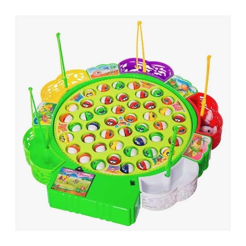Juego de mesa electrónico de pesca Pescapica edad +3 años, hasta 5 jugadores 32x32cm