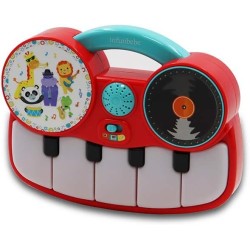 Piano electrónico Interactivo de DJ edad +6 meses con luces y sonidos de instrumentos.