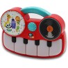 Piano electrónico Interactivo de DJ edad +6 meses con luces y sonidos de instrumentos.