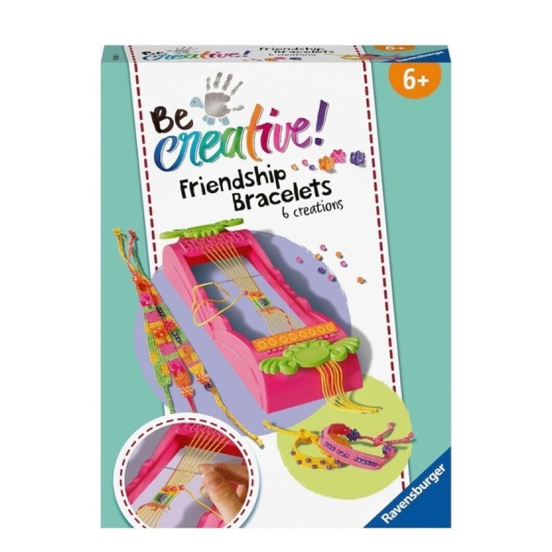 Be Creative Midi - crea tu propias Pulseras de Amistad con Telar de Ravensburger edad +6 años