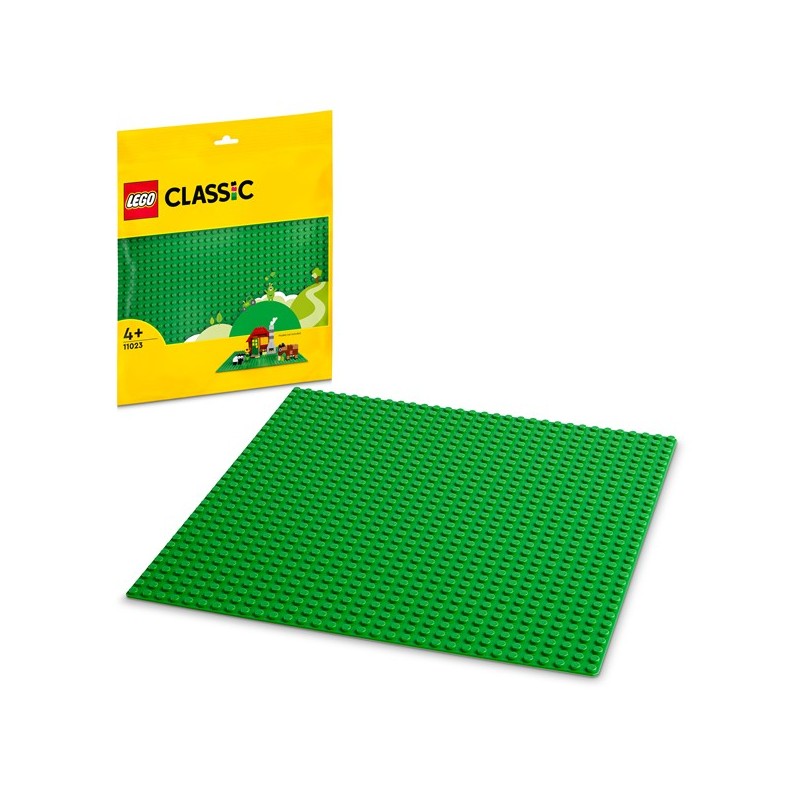 Lego Classic 11023 Base Verde edad 4+ - contiene 1 piezas - Tienda juguetes