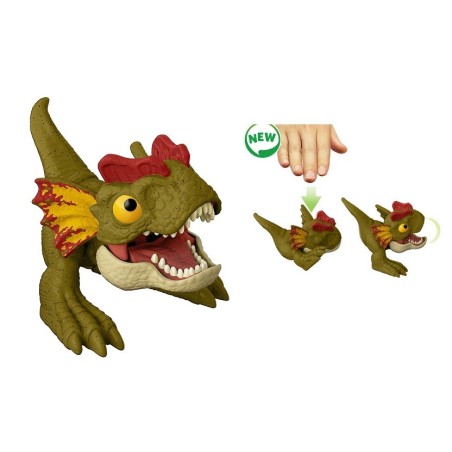 Dinosaurio mordedor Jurassic World Dilophosaurus edad +4 años HJB54 Mattel