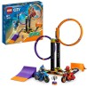 OUTLET LEGO 60360 City Stuntz Desafío Acrobático: Anillos Giratorios, caja rota. Contiene todas sus piezas en bolsas y libro de