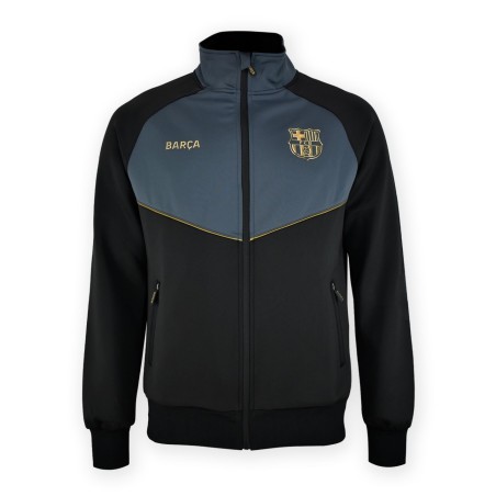 Chaqueta Fútbol Club Barcelona Barça Plus Gold tallas para adulto producto oficial 100% Poliéster