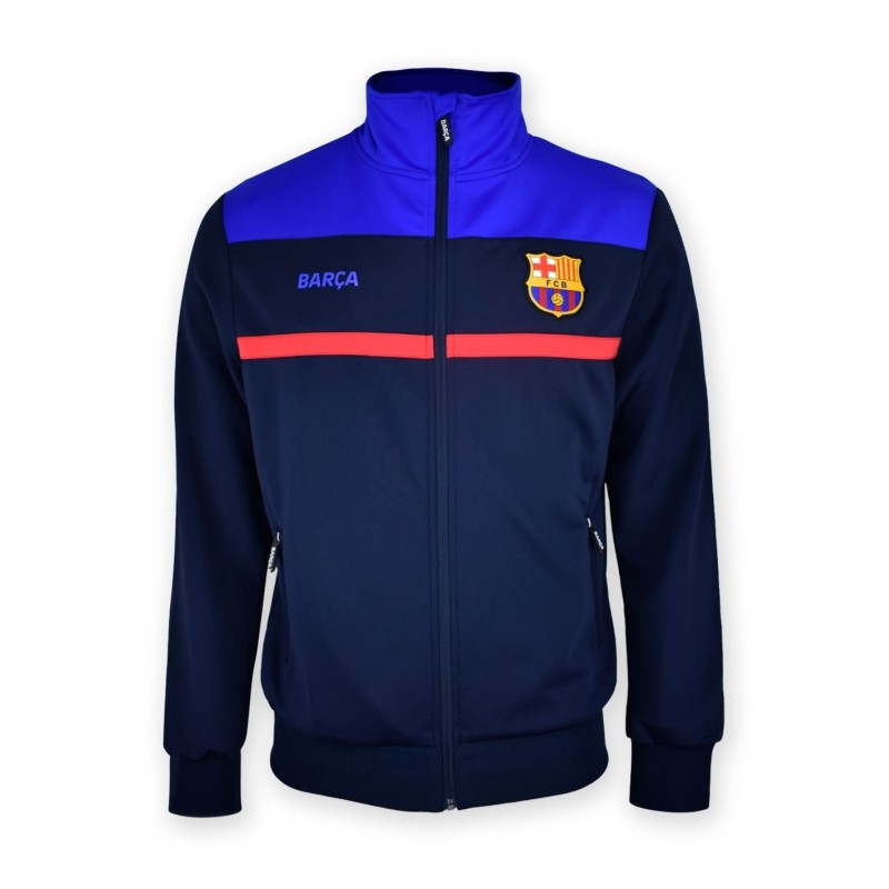 Chaqueta Fútbol Club Barcelona plus Barca Navy tallas para adulto producto oficial 100% Poliéster