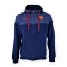 Sudadera con capcha y cremellera Fútbol Club Barcelona Navy tallas para adulto producto oficial 65% Algodón - 35% Poliéster