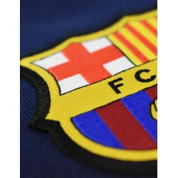 Sudadera con capucha y cremellera Fútbol Club Barcelona Essential blue tallas para adulto producto oficial 65% Algodón - 35% Pol