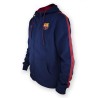 Sudadera con capucha y cremellera Fútbol Club Barcelona Essential blue tallas para adulto producto oficial 65% Algodón - 35% Pol
