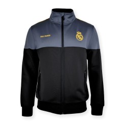 Chaqueta Real Madrid Plus Gold con cremallera adulto producto oficial 100% Poliéster