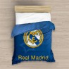 Real Madrid Copriletto, colcha, confortino para cama de 90cm tamaño 180x260 Exterior 100% poliéster. Interior 100% algodón
