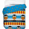 Valencia Club de Fútbol edredón nórdico para cama 135cm tamaño 230X260cm producto oficial relleno 300 gr/m2