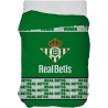 Real Betis Copriletto, edredon con relleno para cama de 90cm tamaño 180x260 Ext 100% poliéster. Int 100% algodón