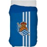 Real Sociedad Copriletto, colcha, confortino para cama de 90cm tamaño 180x260 Ext 100% poliéster. Int 100% algodón