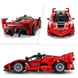 LEGO 42212 Technic Ferrari FXX K - Coche de Carreras Motor V12, Diferencial y Pistones Móviles edad +10 años