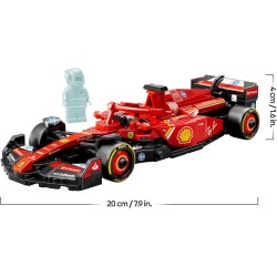 LEGO 77242 Speed Champions Ferrari SF-24 F1 con una Minifigura de Piloto edad +10 años