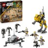 LEGO Star Wars 75431 Pack de Combate: Soldados Clon del 327 Cuerpo Estelar con 4 Minifiguras, 3 Droides y AT-RT - edad 7+ Años