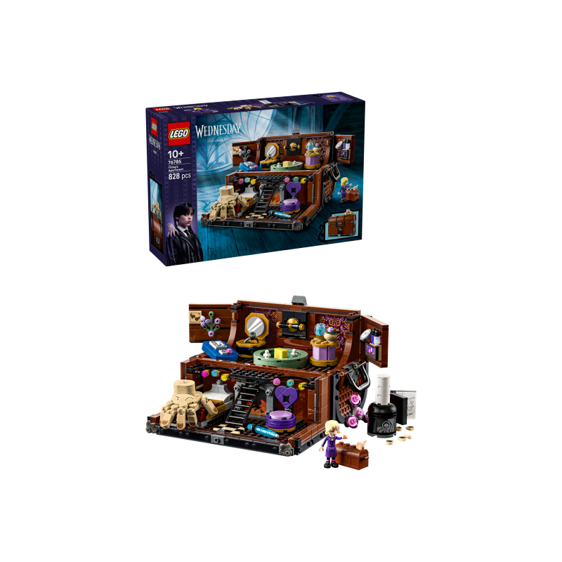 LEGO 76785 Apartamento de Cosa contiene 828 edad recomendada 10+ Wednesday