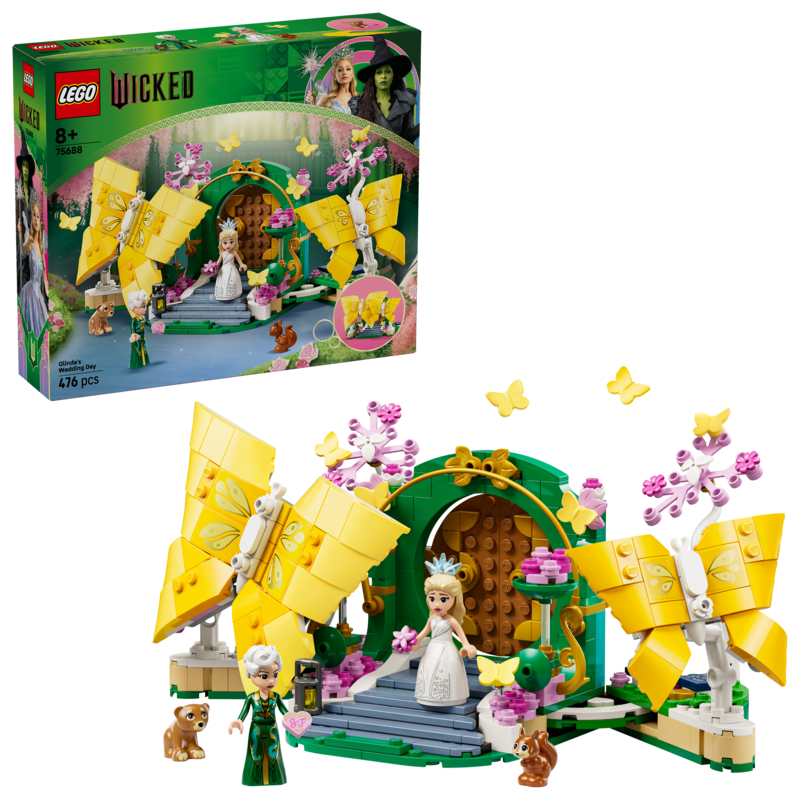 LEGO 75688 Boda de Glinda contiene 476 edad recomendada 8+ Wicked