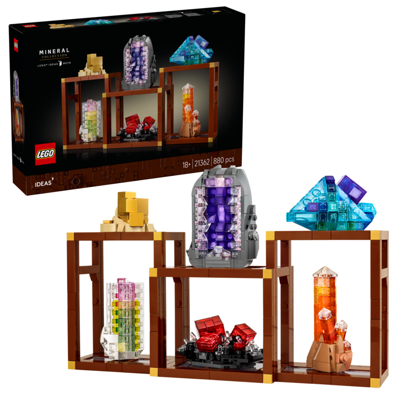 LEGO® Ideas Colección de Minerales Decoración 21362 - Tienda de juguetes entrega urgente