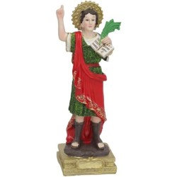 Gissed Figura Religiosa de San Pancracio, Estatua Decorativa de Resina, 19,5 cm