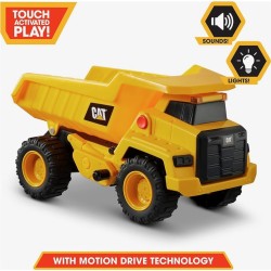 CAT - Power Haulers - Camión Volquete de 30 cm emite luces y sonidos edad +3 años