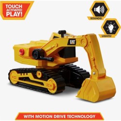 CAT - Power Haulers - Excavadora de 30 cm emite luces y sonidos edad +3 años