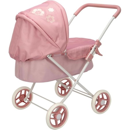 Coche de paseo con capota de la colección ELEGANCE. Plegable y con capazo extraíble 35X61X60 cm.