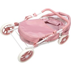 Coche de paseo con capota de la colección ELEGANCE. Plegable y con capazo extraíble 35X61X60 cm.