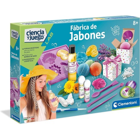 Juego Fabrica tus Jabones ¡Un kit para realizar fantásticas creaciones y jabones hechos a mano! edad +8 años