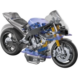 Yamaha M1 Juego de Construcciones, para Montar Tu Propia Moto Yamaha,  +8 Años Clementoni