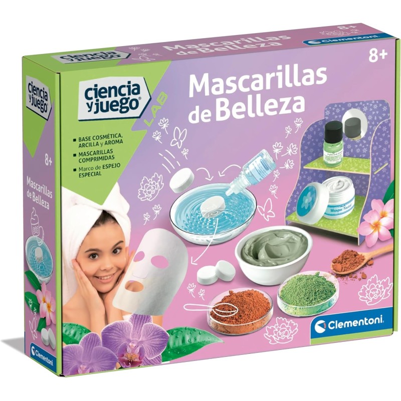 Mascarilla de Belleza Juguete científico para Hacer mascarillas de Belleza de Distintos Tipos 8 años+