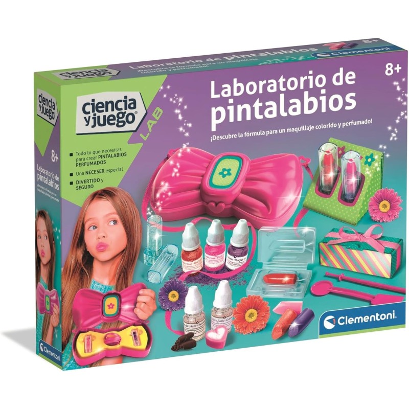 Laboratorio de Labiales completo kit científico para crear increíbles pintalabios y descubrir que la ciencia edad +8 años