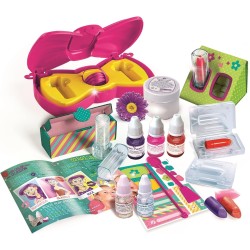 Laboratorio de Labiales completo kit científico para crear increíbles pintalabios y descubrir que la ciencia Clementoni edad +8