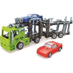 Mechanics - Trailer Portacoches laboratorio de mecánica edad +8 años set para construir un camión transportador de coches