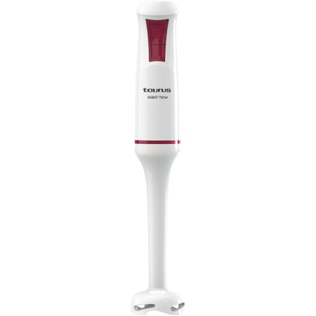 Taurus Batidora mano Robot 750W 2 Velocidades con Turbo Cuchillas Inox Campana anti salpicaduras Libre BPA Apto lavavajillas
