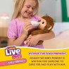 Little Live Pets My Baby Monkey más de 50 Sonidos y reacciones. con su expresiva Boca, Come y se Chupa el Dedo.