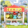 Bluey Set de Juego del Mercado de Frutas y Verduras, Incluye una Figura articulada edad +3 años