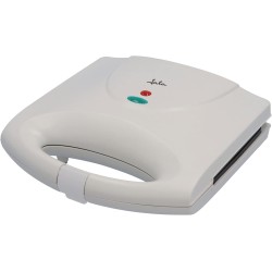 Jata JESW1232 Sandwichera Placas Antiadherentes, 2 sándwiches XXL, 750W Fácil limpieza, Almacenaje vertical