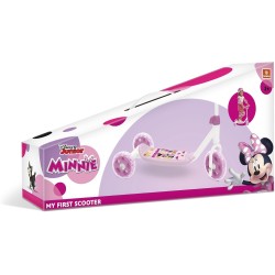 Patinete 3 ruedas de Minnie Mouse edad +2 años regulable en altura