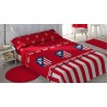 Juego de sábanas térmicas coralina Atlético de Madrid 3 Piezas sábana, bajera y funda de almohada para cama 90cm producto oficia
