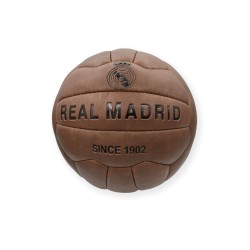 Balón del Real Madrid clásico retro Legend producto oficial tamaño grande similar al de fútbol 11