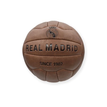 Balón del Real Madrid clásico retro Legend producto oficial tamaño grande similar al de fútbol 11
