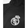 Chándal Real Madrid dos piezas chaqueta y pantalón negro escudo blanco black elite para adulto producto oficial