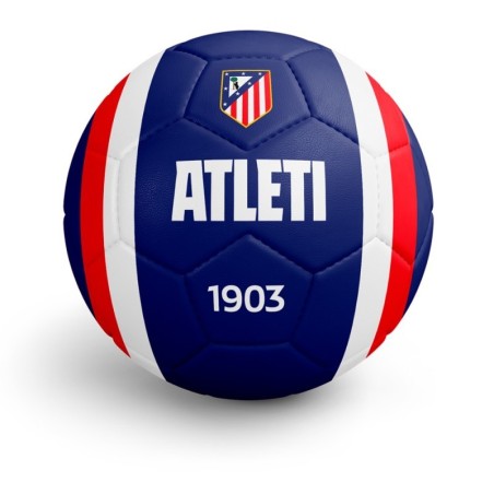 Balón Atlético de Madrid pequeño talla 1 azul producto oficial ideal para menores de 4 años