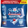 Finish Powerball Quantum Infinity Shine, pastillas para lavavajillas, limpieza potente y protección del cristal, 166 Pastillas