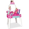 Barbie Tocador con luz y sonido con 12 accesorios, edad +3 años no incluye muñeca. 30x11x40cm