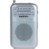 SANYO KS112P Radio Analógica de Bolsillo Am/FM antena telescópica altavoz y entrada auriculares
