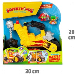 SUPERTHINGS KAZOOM POWER–Battle Vehículo de batalla de demolición de los villanos de la Serie de TV “Superthings Kazoom Power