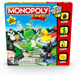 Mi primer Monopoly Junior Multicolor, Mi Primer Juego de Mesa, Hasbro Gaming edad +5 años, de 2 a 6 jugadores